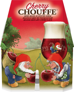 Cherry Chouffe 4pack met flesjes van 33cl Cherry Chouffe 4pack met flesjes van 33cl